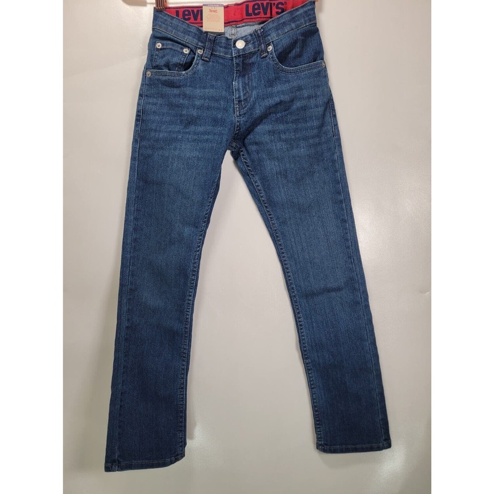 Levi's 511 Slim Fit Stretch Denim Jeans Boy's 10 Reg 25x26 Adjustable Waist